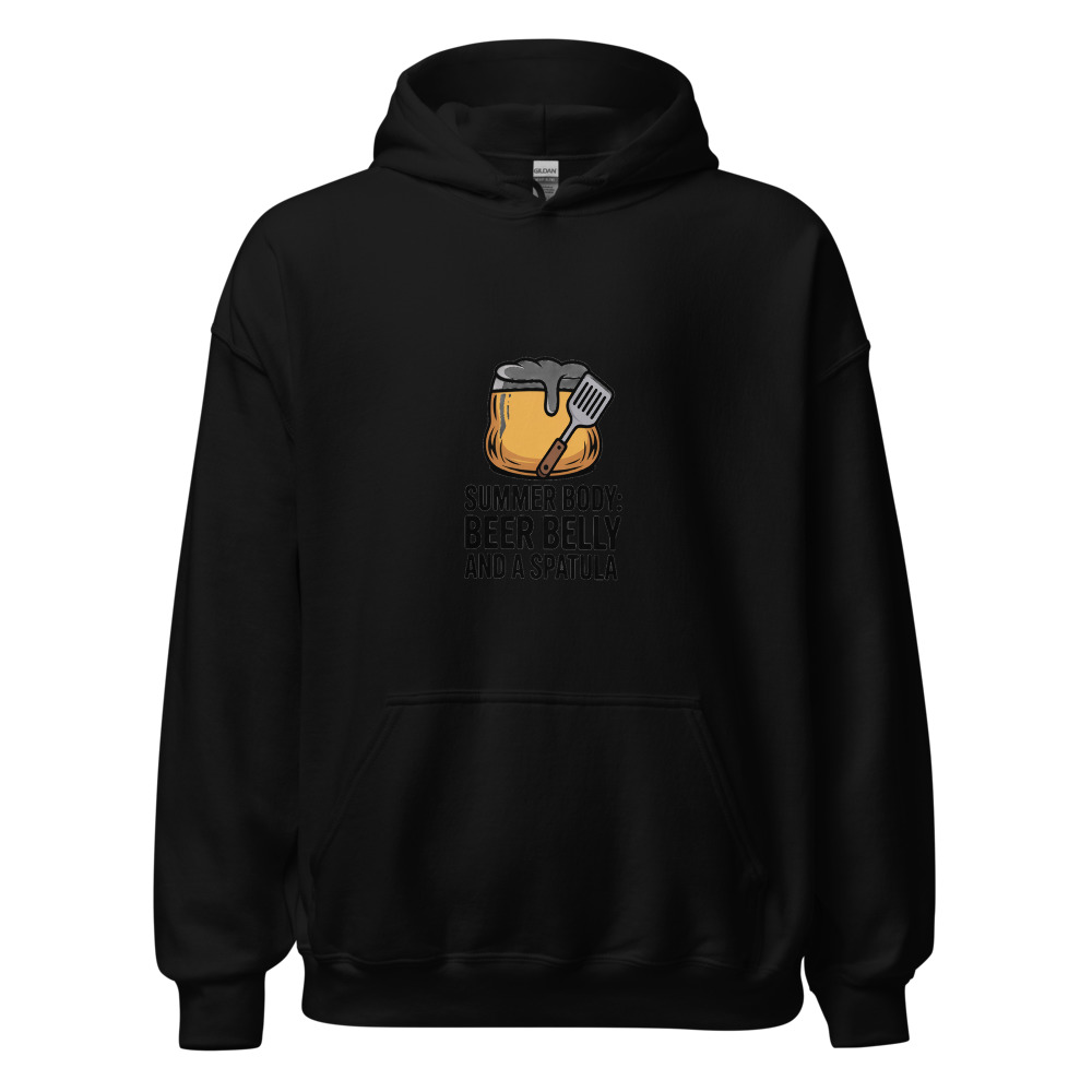 Summer Body: Beer Belly and a Spatula - hoodie