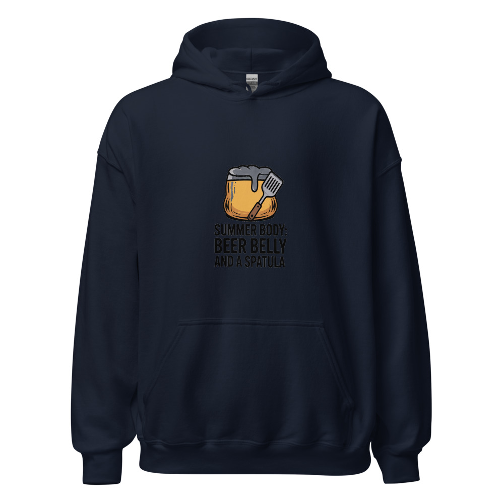 Summer Body: Beer Belly and a Spatula - hoodie