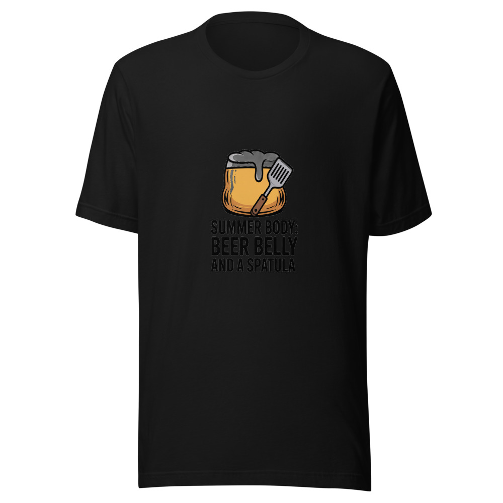 Summer Body: Beer Belly and a Spatula - tshirt