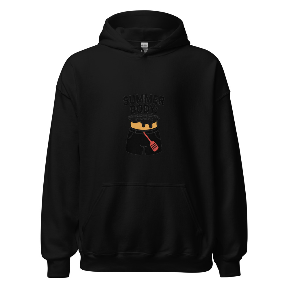 SUMMER BODY: BEER BELLY, BAD ATTITUDE, AND A SPATULA - hoodie