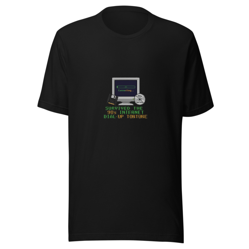 Survived the 90s Internet Dial-Up Torture - tshirt