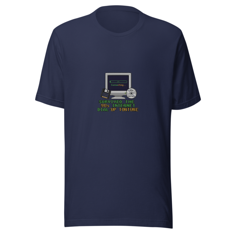 Survived the 90s Internet Dial-Up Torture - tshirt