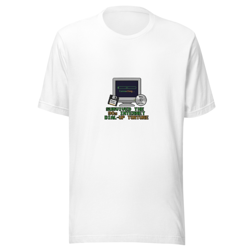 Survived the 90s Internet Dial-Up Torture - tshirt