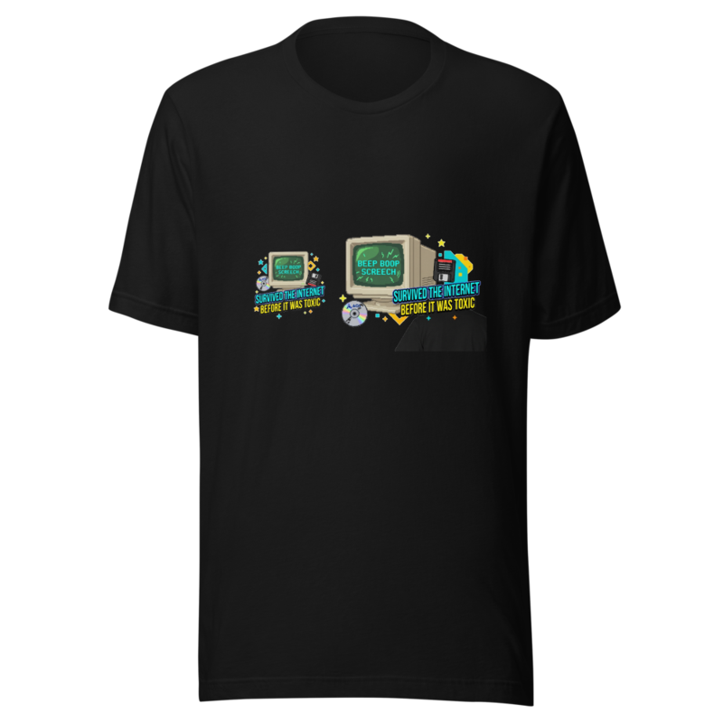 Survived the Internet Before It Was Toxic - tshirt