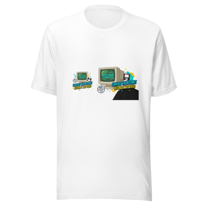 Survived the Internet Before It Was Toxic - tshirt