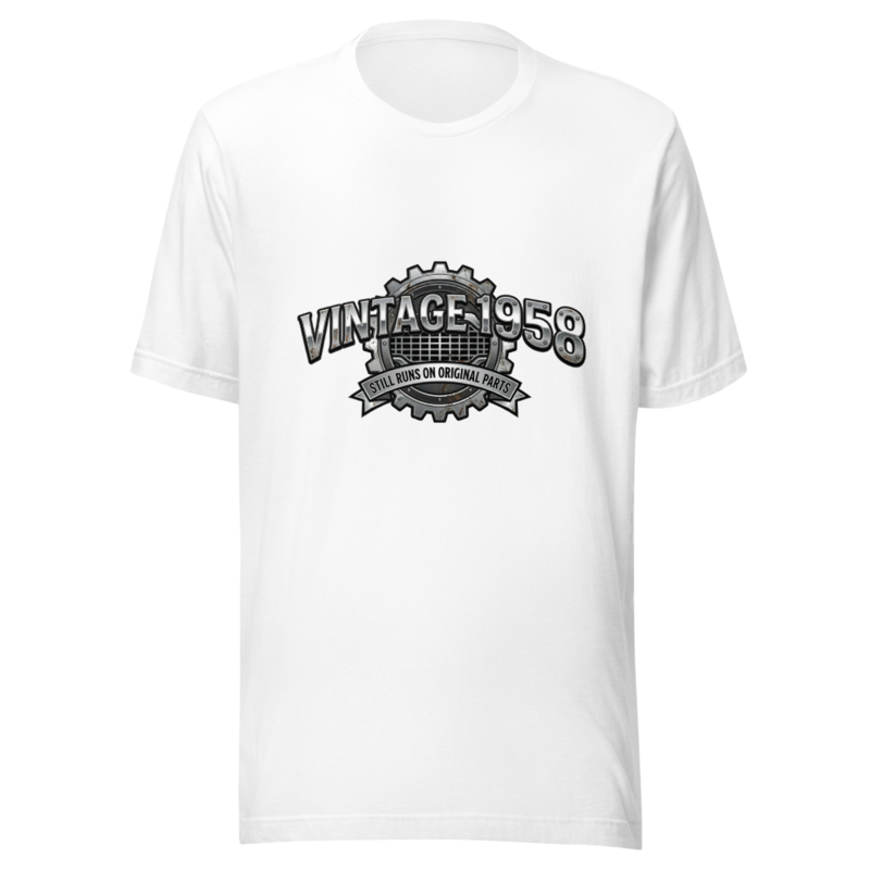 Vintage 1958: Still Runs on Original Parts - tshirt