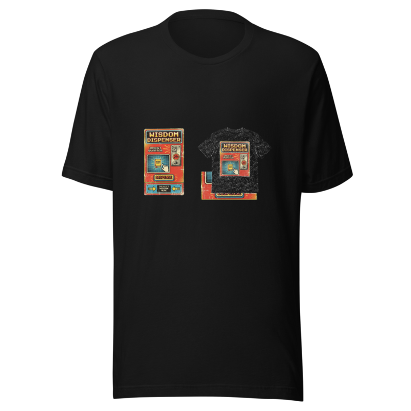 Wisdom Dispenser: Insert Quarter - tshirt