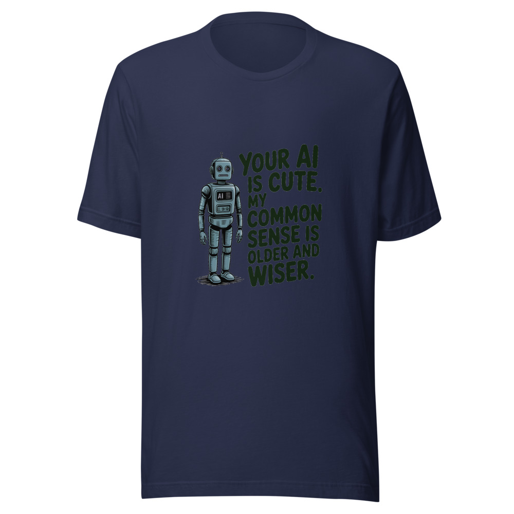 Your AI Is Cute. My Common Sense Is Older and Wiser. - tshirt