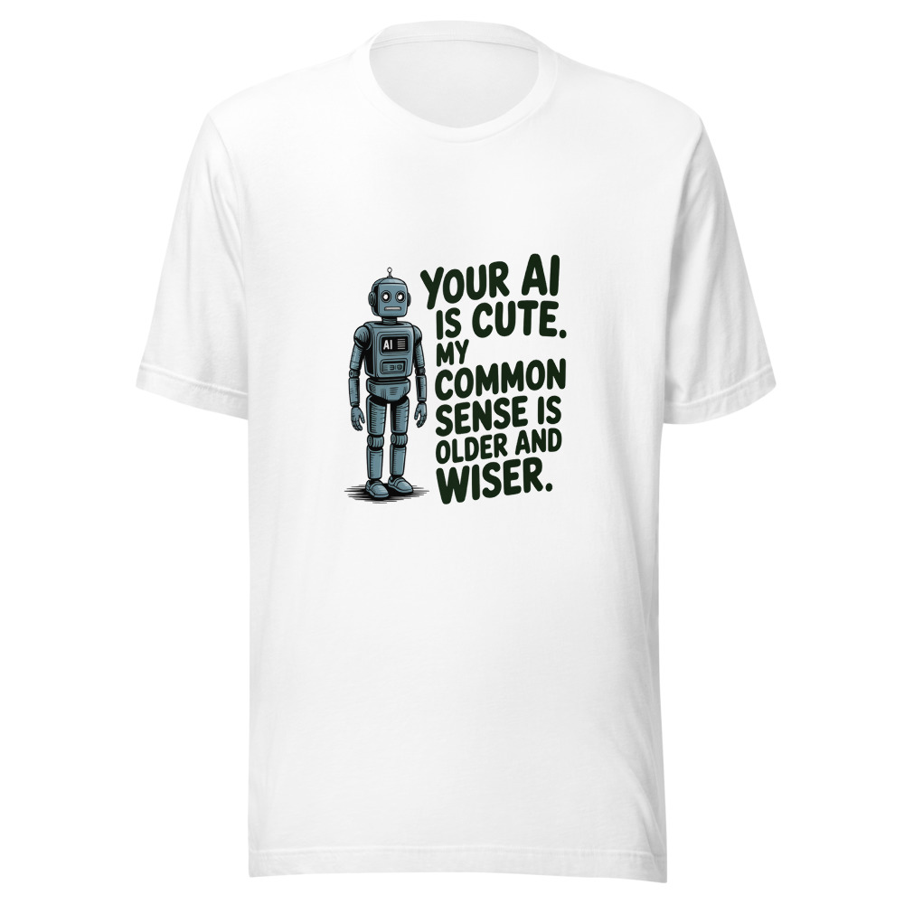 Your AI Is Cute. My Common Sense Is Older and Wiser. - tshirt